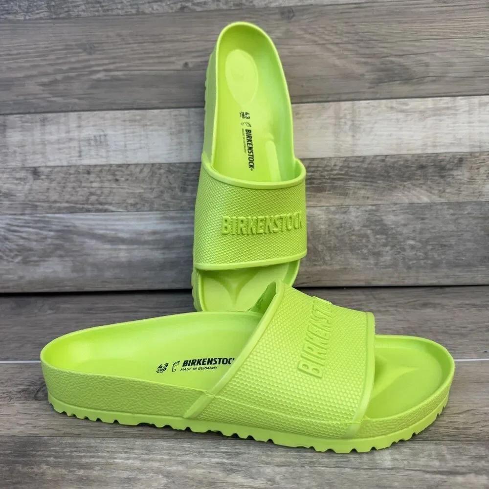 Birkenstock Barbados Active Lime EVA Regular Width EU Size 43 US 9.5-10 NEW!